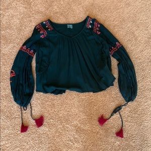 Hand embroidered blouse